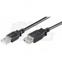CAVO SPINA  USB PRESA USB  1.8m NERO POL PROLUNGA USB  DA 1,8 MT   Cavo USB 2.0 da USB tipo-A maschio a USB tipo-A femmina - 0,4
