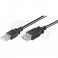 CAVO SPINA  USB PRESA USB  1.8m NERO POL PROLUNGA USB  DA 1,8 MT   Cavo USB 2.0 da USB tipo-A maschio a USB tipo-A femmina - 0,4