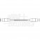 CAVO SP USB A-PR USB A 2.0 5m BIANCO PB
