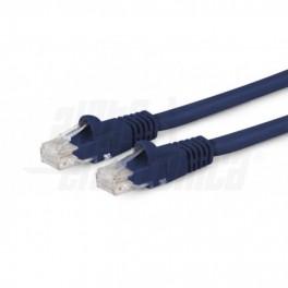 Cavo Patch Cat6 0.5m U/UTP Blu Cu PB