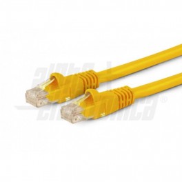 CAVO UTP CAT6 2,0M SP-SP RA/CO Cavo di rete Patch in Rame Cat. 6 Giallo U/UTP 2m