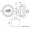 INDICATORE PER BATT.PIOMBO 12-24-36-4872 indicatore dello stato di carica di batterie al piombo da 12-24-36-48-72V