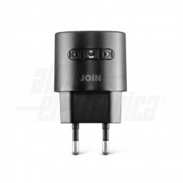 Ricevitore aggiuntivo campanello wirelem Ricevitore aggiuntivo campanello wireless NERO  con pulsante cinetico, fino a 180m