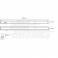 Barra Led 870mm 12W 1080Lm 4000K 230Vac