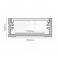 Prof.allum.e cover PMMA opaco 2m pr/pz