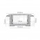 Profilo allum.B.cover PC opaco 2m pr/pz