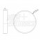 Plafoniera Led 20W 4000K Bianca 230Vac