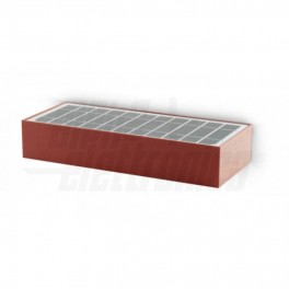 Applique solare 6W Rosso mattone 3000K