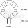 LAMPADA 15 LED G4 12V 80 LM BIANCO FREDDO