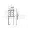 LAMP. LED AUTOMOTIVE ATT. T10 10-30 VOLT BIANCO FREDDO