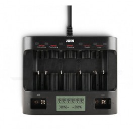 CARICA BATT. NI-MH 1-6-AAA-AA 1-4 C-D - 2X9V CON DISPLAY