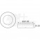 SUPPORTO LAMP.PLASTIC.BIANCO G