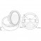SUPPORTO LAMP.METAL LUCIDO G4