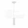 Lampada a sospensione GU10 con diffusor0 Lampada a sospensione GU10 con diffusore tubolare - BIANCA  - Stilo GU10