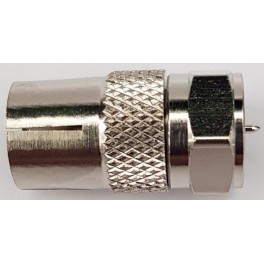 ADATTATORE F SPINA/IEC PRESA IN OTTONE ADATTATORE F SPINA/IEC PRESA IN OTTONE NICHELATO