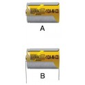 BATTERIA 1/2A NICD  700MAH C/T NI-CD BAT.1/2A 1.2V 700mA C.TERM