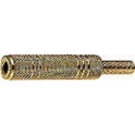 PRESA 2 POLI 6,3 MM DORATA