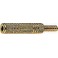PRESA 2 POLI 6,3 MM DORATA