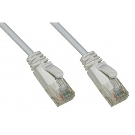 CAVO RETE CAT. 6 GRIGIO 1 MT SLIM GRIGIO CAVO RETE CATEGORIA 6 NON SCHERMATO UTP COLORE GRIGIO HALOGENFREE MT 1 SLIM