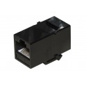 ADATTATORE .PASSANTE 2X8 POLI RJ45 UTP NON SCHERMATO CAT.6 CON GANCI PER PANNELLI