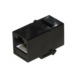 ADATTATORE .PASSANTE 2X8 POLI RJ45 UTP NON SCHERMATO CAT.6 CON GANCI PER PANNELLI