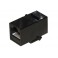 ADATTATORE .PASSANTE 2X8 POLI RJ45 UTP NON SCHERMATO CAT.6 CON GANCI PER PANNELLI