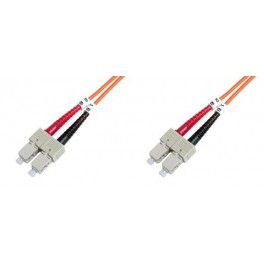 BRETELLA SC-SC MULTIMODALE 3MT CAVO FIBRA OTTICA SC A SC MULTIMODALE DUPLEX 50/125 MT.3 DUPLEX OM3 50/125
