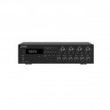 AMPLIF.PA BLUETOOTH & FM SCAN 400W a 4 zone con bt, lettore mp3/sd e radio fm scan RI AUT RIACCENSIONE  OK  Amplificatore PA con