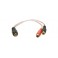 CAVO 2 PRESE RCA  / 1 SPINA  RCA 0,20m