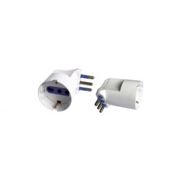 ADATTATORE 90°SPIINA 16A/PRESA10/16A/SCH