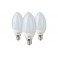 KIT 3 LAMPADINE LED OLIVA E14 5W BIANCO CALDO 3000K 400Lm