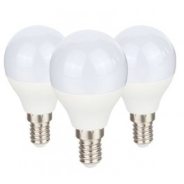 KIT 3 MINIGOCCIA LED 9W E14 L.CALDA 675LM - ON BOX