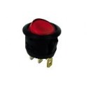 INTERRUTTORE .A BIL.UNIP.DA PANN.6A 250V Interruttore unipolare a bilancere luminoso rosso 230v