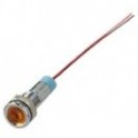 SEGNALATORE LUMINOSO METALL LED 12V GIAL GIALLO
