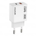 ALIMENTATORE USB-C+USB 3.0 GAN 30W