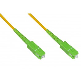 BRETELLA OTTICA SIMPLEX G657,A 5MT SC-APC/SC-APC DIELETTRICA LSZH BIANCA DA MT. 5