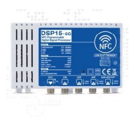 Centralina  digitale autoalimentata con programmabile da app. a 3 ingressi 116dBµV Filtro LTE 5G