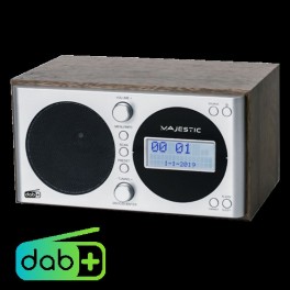 RADIO WOOD PLL RDS FM DAB/DAB+, INGRESSE RADIO WOOD PLL RDS FM DAB/DAB+, INGRESSO AUDIO AUX-IN, SVEGLIA CON DUE ALLARMI E TRE SU
