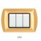 PLACCA METALLO T1 8804-03 4P ORO