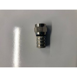 CONNETTORE  F VITE 3,6 mm nero