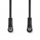 Cavo Coassiale M/F 1,5M NERO con ferrite Cavo Coassiale 120 dB ad Angolo Coassiale Maschio - Femmina Coax (IEC) 1.50 m Nero
