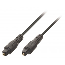 Cavo Audio Digitale Toslink Maschio - 1M Cavo Audio Digitale Toslink Maschio - Toslink Maschio 1.00 m Nero