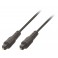 Cavo Audio Digitale Toslink Maschio - 1M Cavo Audio Digitale Toslink Maschio - Toslink Maschio 1.00 m Nero