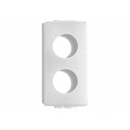 FRONTALINO AB PER PRESA TIPO OP 2 FORI, COMPATIBILE CON LA