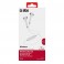 Auricolari con neck lace, Bluetooth 4.2 con tasto alla risposta e comandi per il volume, colore Bianco