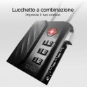 Lucchetto TSA con localizzatore integrat per valigie e borse