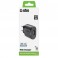Caricabatterie da muro 5W 1 USB NERO Il caricatore da rete con presa USB facile da usare e che sta in una borsetta