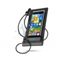 Custodia impermeabile per Smartphone fino a 5,5 pollici, certificazione IPX6, laccetto da collo incluso colore nero