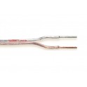 Piattina trasparente 2X0,22 AL METRO Piattina trasparente divisibile per casse acustiche 2x0.22 mm²