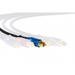 CAVO OTTICO TOSLINK TP/TP 2m AZZURRO
